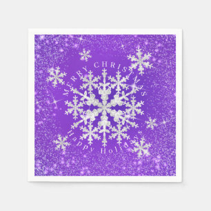 Servilleta De Papel Nieve: Blanqueo púrpura