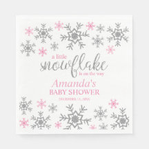 Nieve Rosa de Invierno Baby Shower