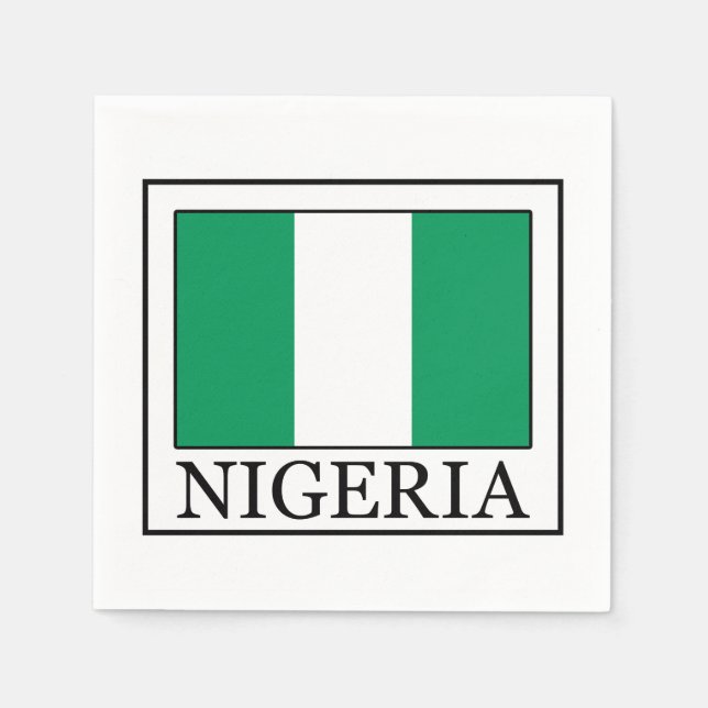 Servilleta De Papel Nigeria (Anverso)