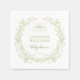 Servilleta De Papel Niñita silvestre verde Rubor