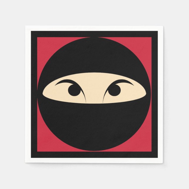 Servilleta De Papel Ninja Face (Anverso)