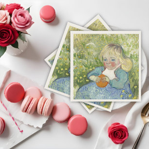 Servilleta De Papel Niño con Naranja, Vincent Van Gogh