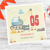 Niño de camión de construcción