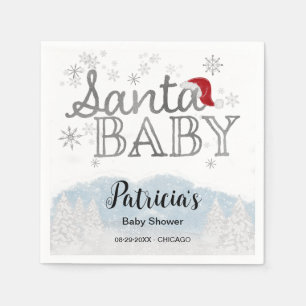 Servilleta De Papel Niño de Santa Navidad Baby Shower