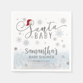 Servilleta De Papel Niño de Santa Navidad Baby Shower