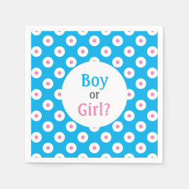 Servilleta De Papel ¿Niño o niña? Rosa en la revelación de género de p