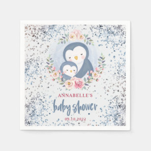 Servilleta De Papel Niño Pingüino Baby Shower