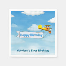 Niños Cute Travel Airplane Niños Personalizado de