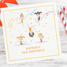 Servilleta De Papel Niños de cumpleaños divertidos de acrobacia