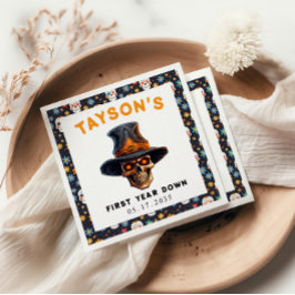 Servilleta De Papel Niños de Halloween cráneos disfraces Fiesta - lind