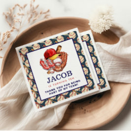 Servilleta De Papel Niños de la Marina de Béisbol Azul Nacimiento Fies