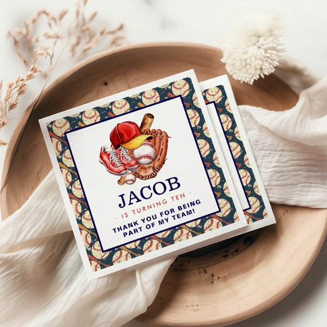 Servilleta De Papel Niños de la Marina de Béisbol Azul Nacimiento Fies (Subido por el creador)