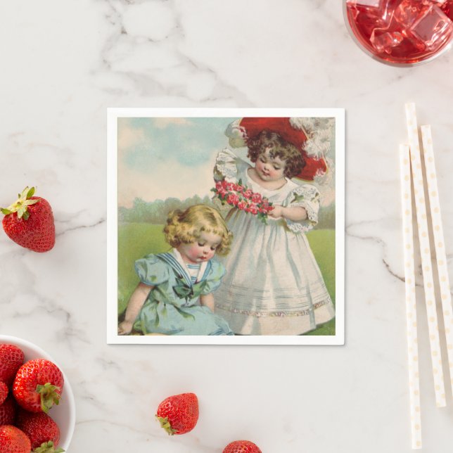 Servilleta De Papel Niños de Victoria (In situ)