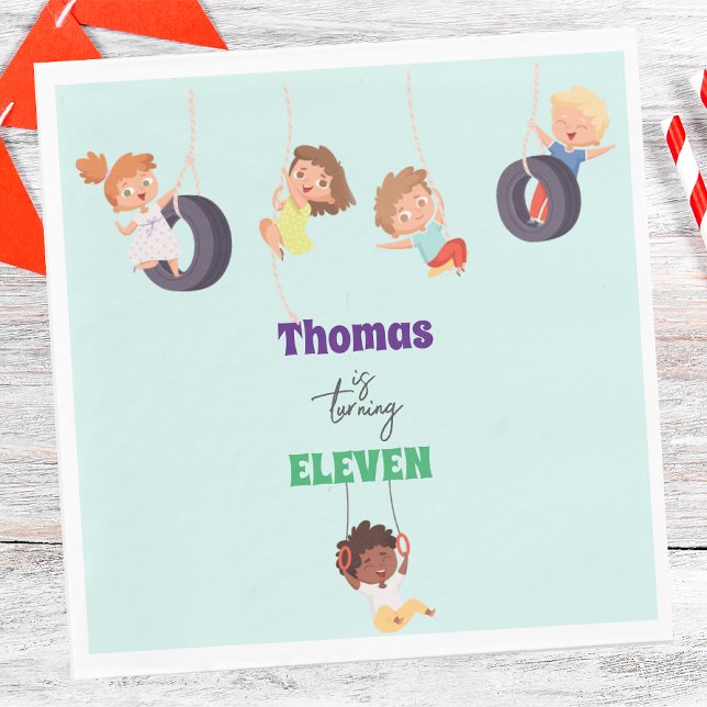 Servilleta De Papel Niños del parque de atracciones Rope Park (Subido por el creador)