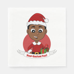 Servilleta De Papel Niños Navidades  personalizados Napkins
