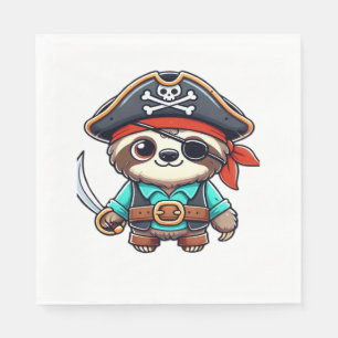 Servilleta De Papel Niños piratas de Halloween eslovacos hombres eslov