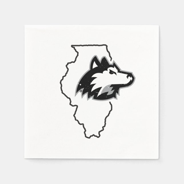 Servilleta De Papel NIU Huskies State Love (Anverso)