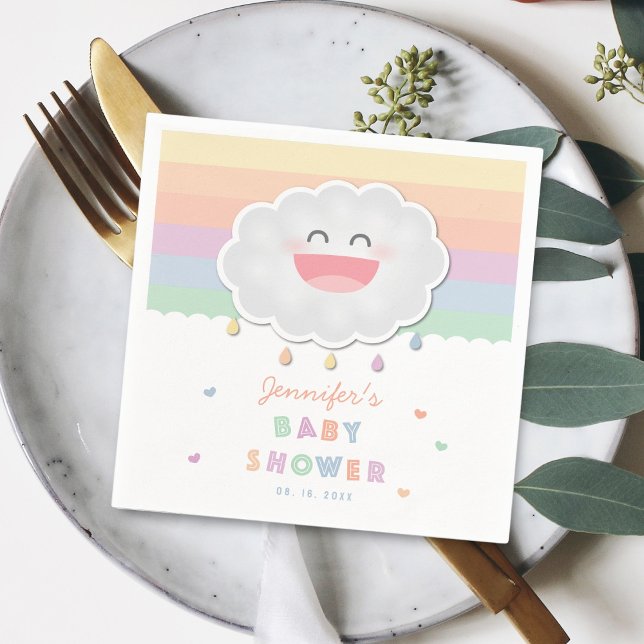 Servilleta De Papel Niveles bajos en la nube de cutis Sexo Baby Shower (Subido por el creador)