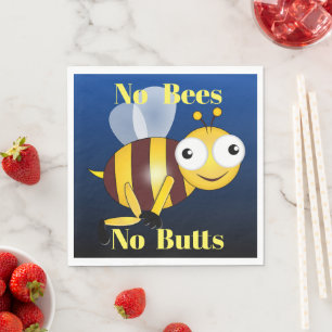 Servilleta De Papel No abejas No Butts Papel Napkin