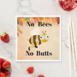 Servilleta De Papel No abejas No Butts Papel Napkin