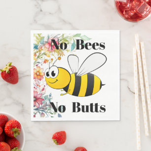 Servilleta De Papel No abejas No Butts Papel Napkin