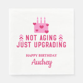 Servilleta De Papel No Envejecer Sólo Actualizando Cumpleaños Personal
