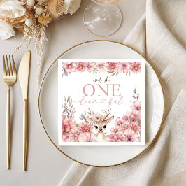 Servilleta De Papel No es ella una servilletas de cumpleaños Deerful
