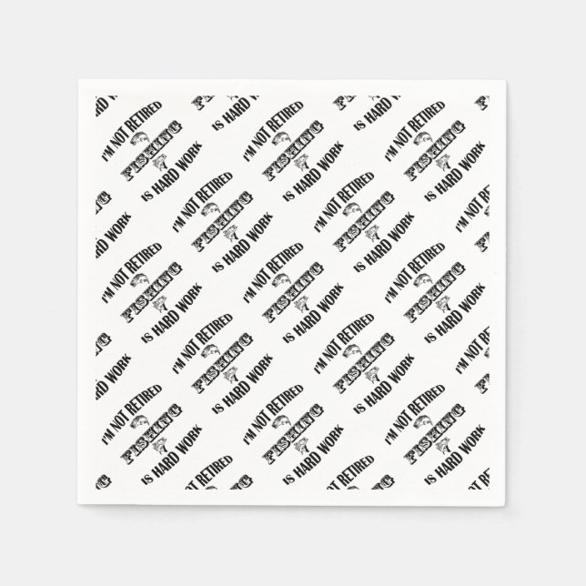 Servilleta De Papel No estoy jubilado (Anverso)