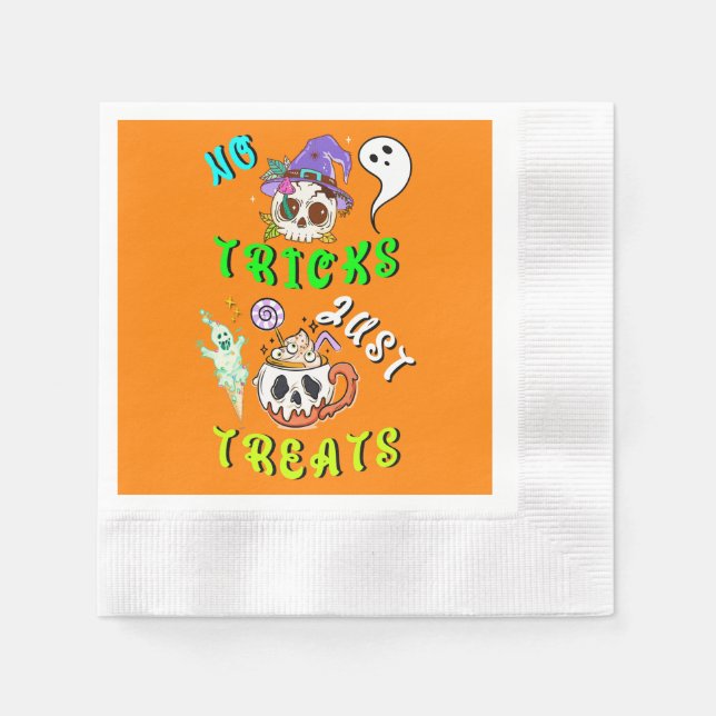 Servilleta De Papel No hay trucos que solo trata a lo lindo (Anverso)