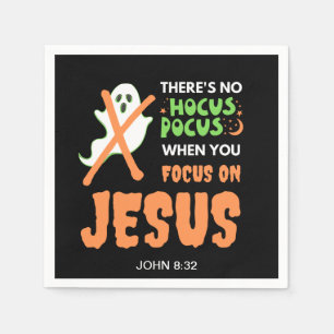 Servilleta De Papel NO HOCUS POCUS Christian Halloween Paper