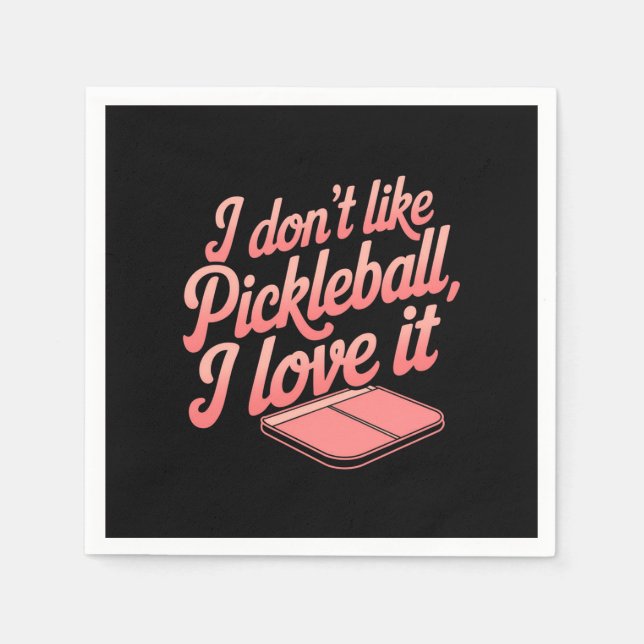 Servilleta De Papel No me gusta la pelota de póleo, me encanta (Anverso)