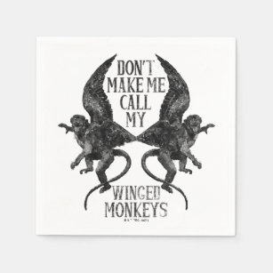 Servilleta De Papel No me hagas llamar a mis monos alados™