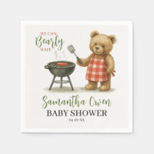 No Podemos Esperar Más Barbacoa Baby Shower Niño