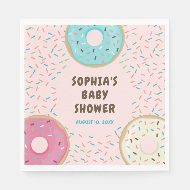 Servilleta De Papel No quieres extrañar a las servilletas Baby Shower (Anverso)