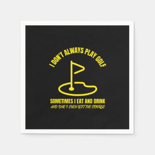 Servilleta De Papel No siempre juego golf divertido