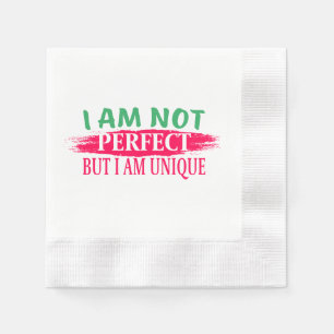 Servilleta De Papel No soy perfecto, pero soy único