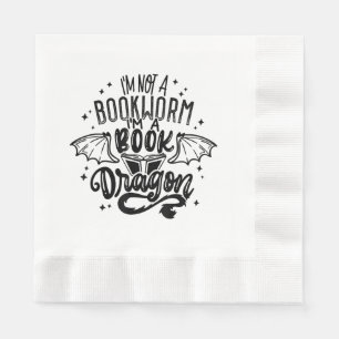 Servilleta De Papel No Soy Un Ratón De Biblioteca Soy Un Dragón De Lib