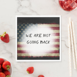 SERVILLETA DE PAPEL NO VAMOS A VOLVER.