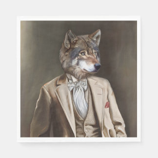 Servilleta De Papel Noble Beasts - Dandy Wolf