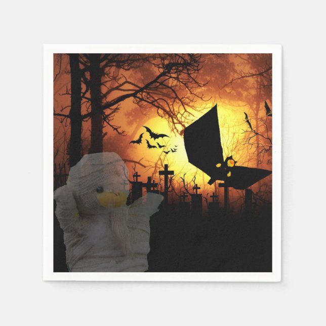 Servilleta De Papel Noche de Brujas   (Anverso)