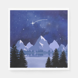 Servilleta De Papel Noche de cielo estrellado de deseos
