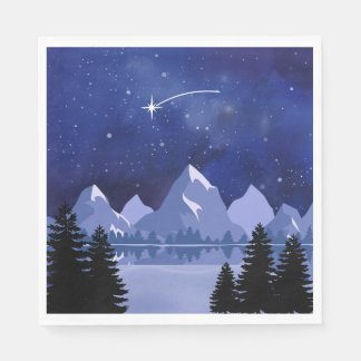 Servilleta De Papel Noche de cielo estrellado de deseos