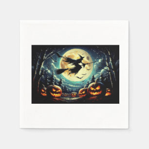 Servilleta De Papel Noche de Halloween,