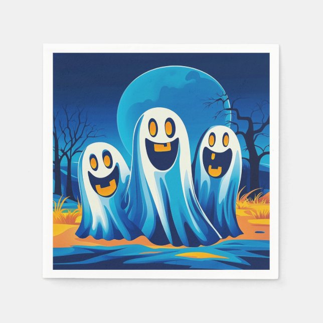 Servilleta De Papel Noche de Halloween (Anverso)