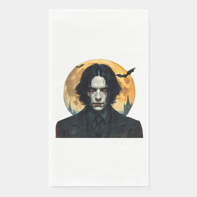 Servilleta De Papel Noche de Halloween - Levantamiento de vampiros (Anverso)