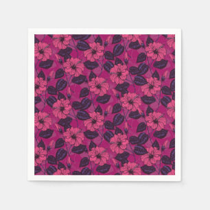 Servilleta De Papel Noche de Hibiscus