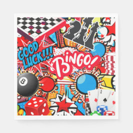 Servilleta De Papel Noche de juego