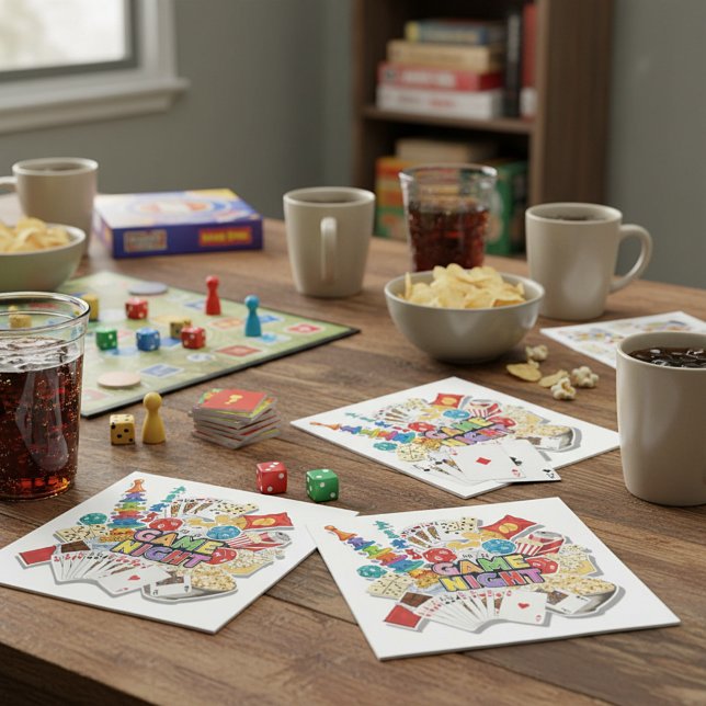 Servilleta De Papel Noche de Juegos  (Subido por el creador)