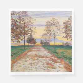 Servilleta De Papel Noche de otoño (por Ferdinand Hodler)