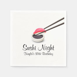 Servilleta De Papel Noche de sushi